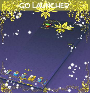 Gold Go Launcher Android Theme Image 3