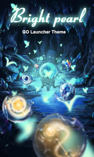 Bright Pearl Go Launcher Android Theme Image 1