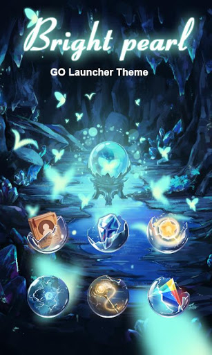 Bright Pearl Go Launcher Android Theme Image 2