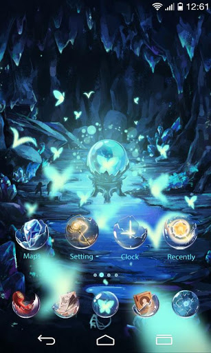 Bright Pearl Go Launcher Android Theme Image 3