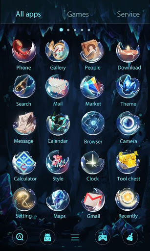 Bright Pearl Go Launcher Android Theme Image 5