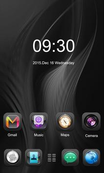 Dark Go Launcher Android Theme Image 2