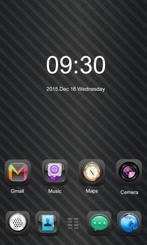 Dark Go Launcher Android Theme Image 3