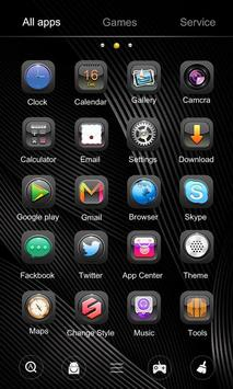 Dark Go Launcher Android Theme Image 4