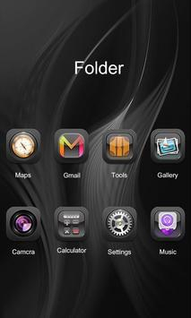 Dark Go Launcher Android Theme Image 5