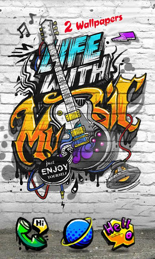 Music Life Go Launcher Android Theme Image 1