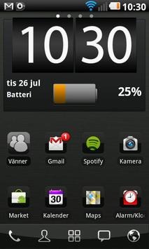 Black Chrome Go Launcher Android Theme Image 1