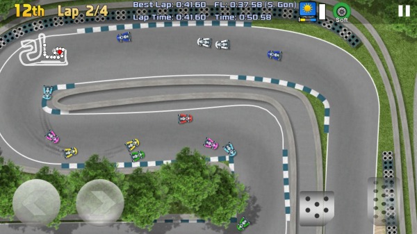 Ultimate Racing 2D 2! Android Game Image 2