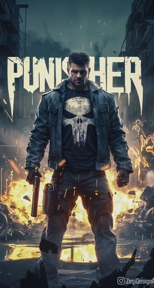 Punisher Mobile Phone Wallpaper Image 1