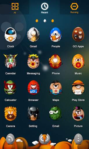 SuperFighter Go Launcher Android Theme Image 2