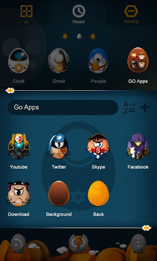 SuperFighter Go Launcher Android Theme Image 3