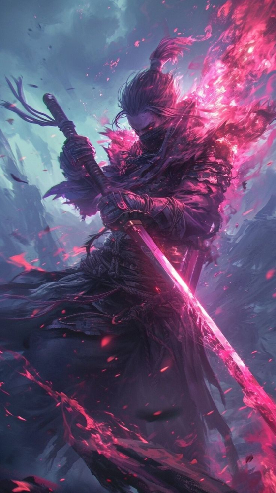 Samurai Mobile Phone Wallpaper Image 1