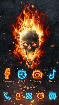 Skulls Go Launcher Android Theme Image 1