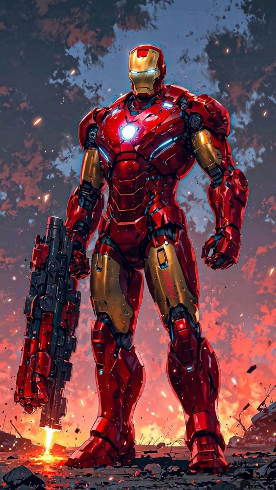 Ironman Mobile Phone Wallpaper Image 1