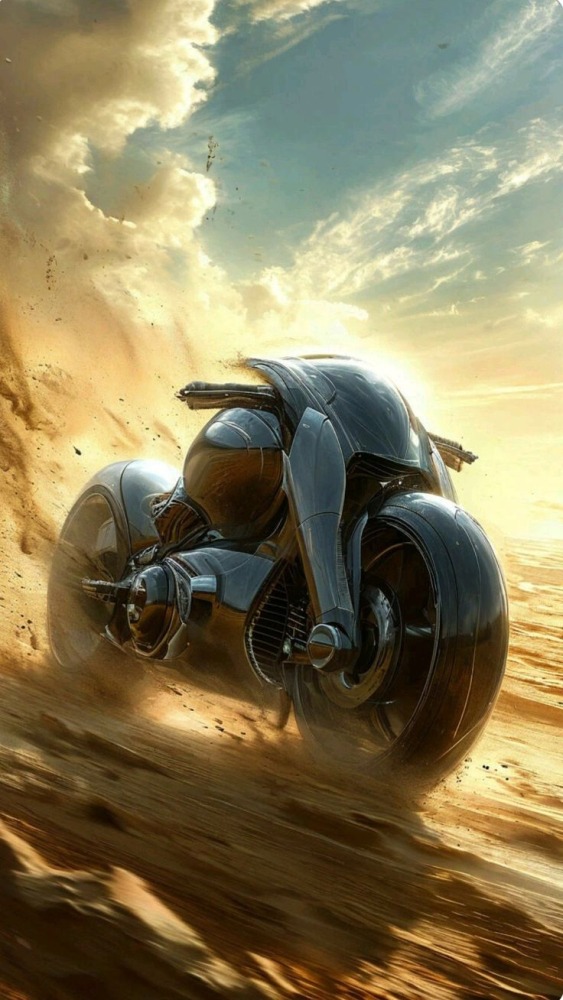 Heavy Bike Mobile Phone Wallpaper Image 1