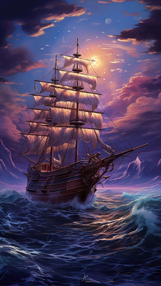 Ship Mobile Phone Wallpaper Image 1