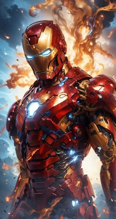 Ironman Mobile Phone Wallpaper Image 1