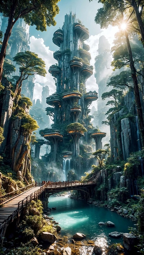 Tree House Mobile Phone Wallpaper Image 1