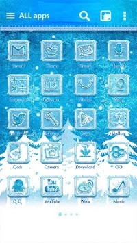 Snowy Go Launcher Android Theme Image 3