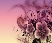 Pink Flower Art