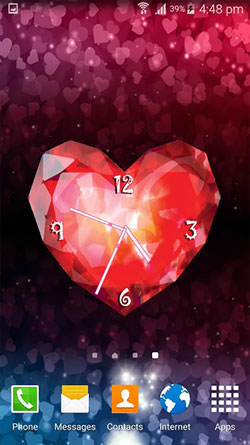 Hearts Clock