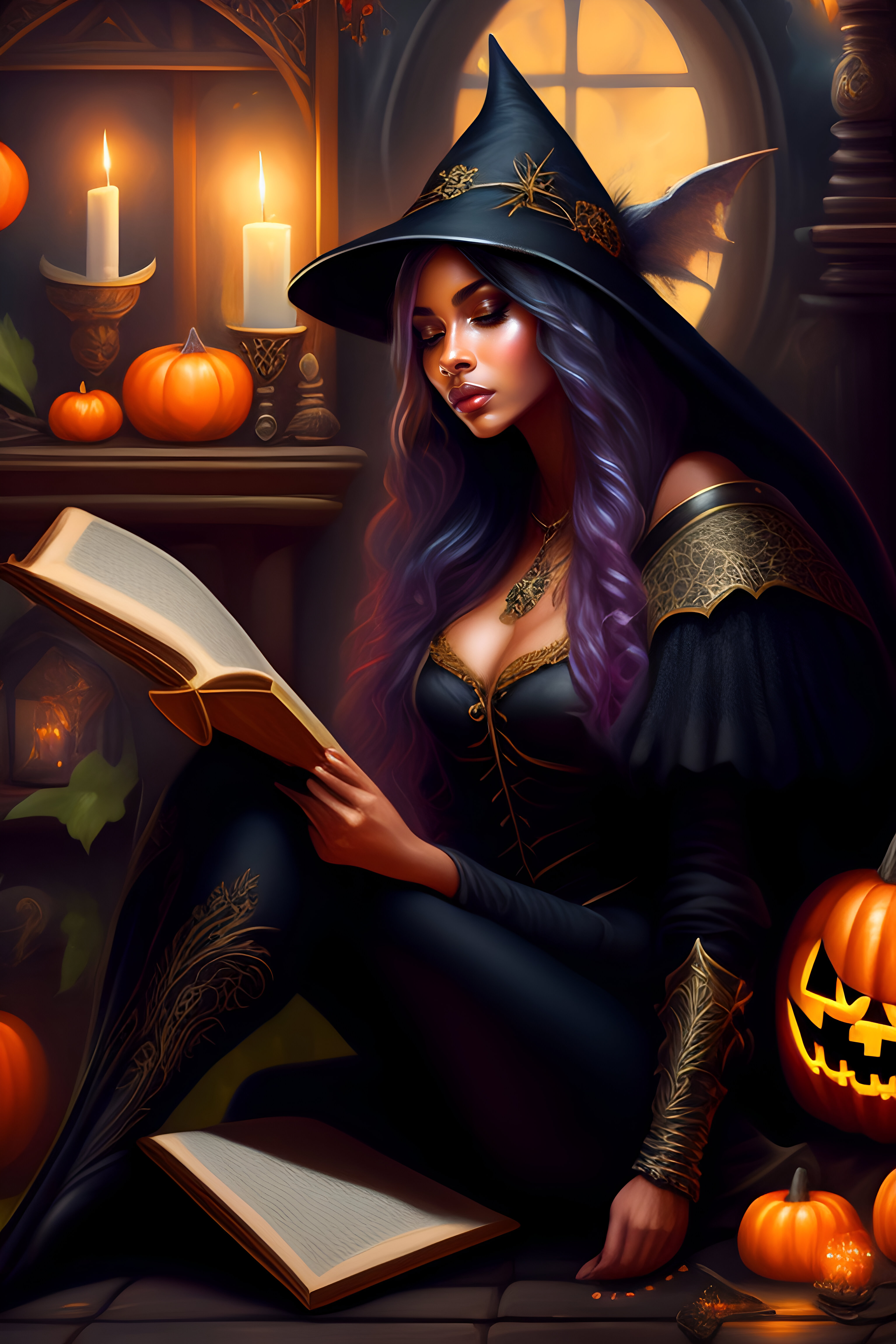 Beautiful Halloween Witch