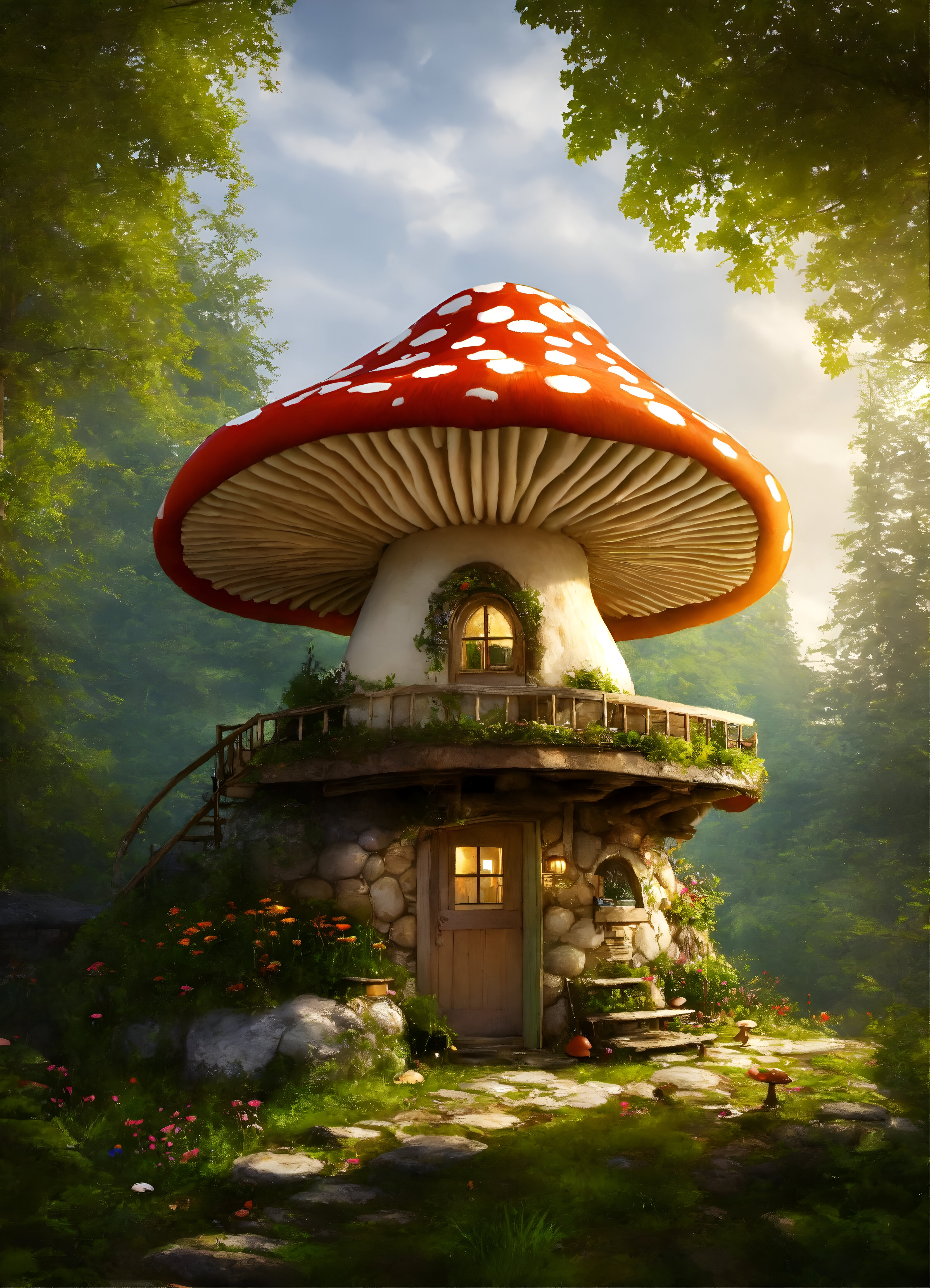 Mushroom House