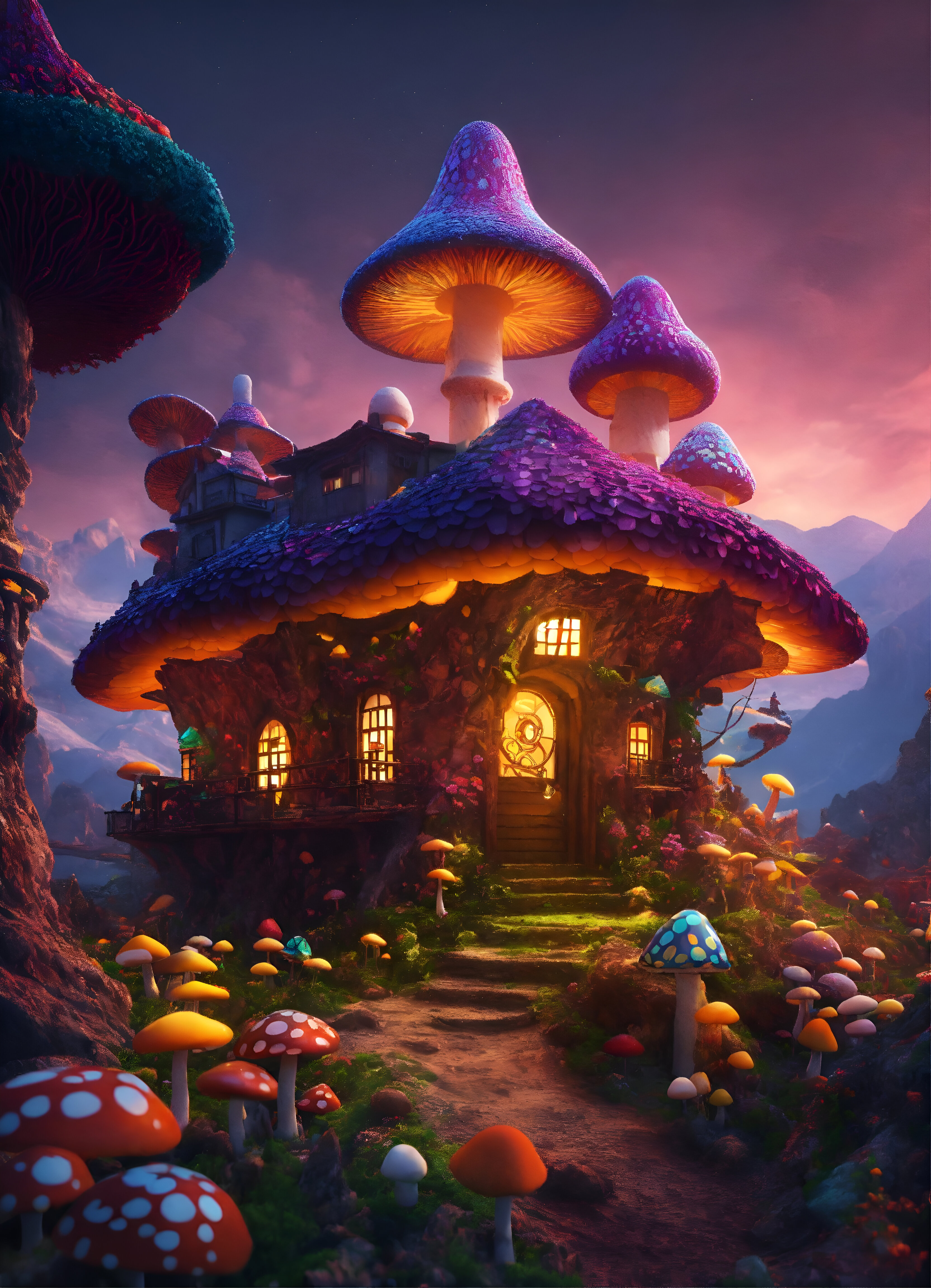 Mushroom House