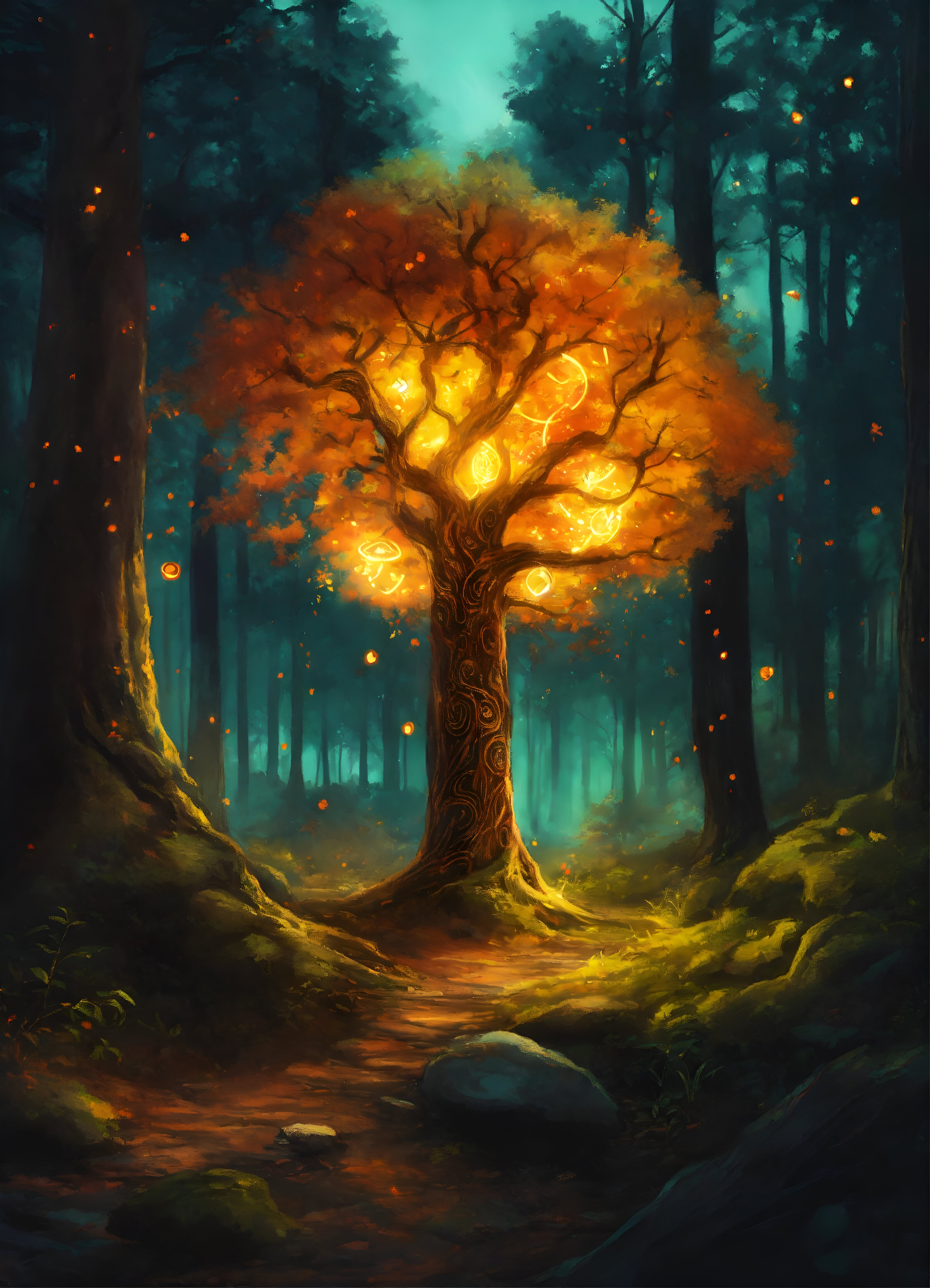 Glowing Tree