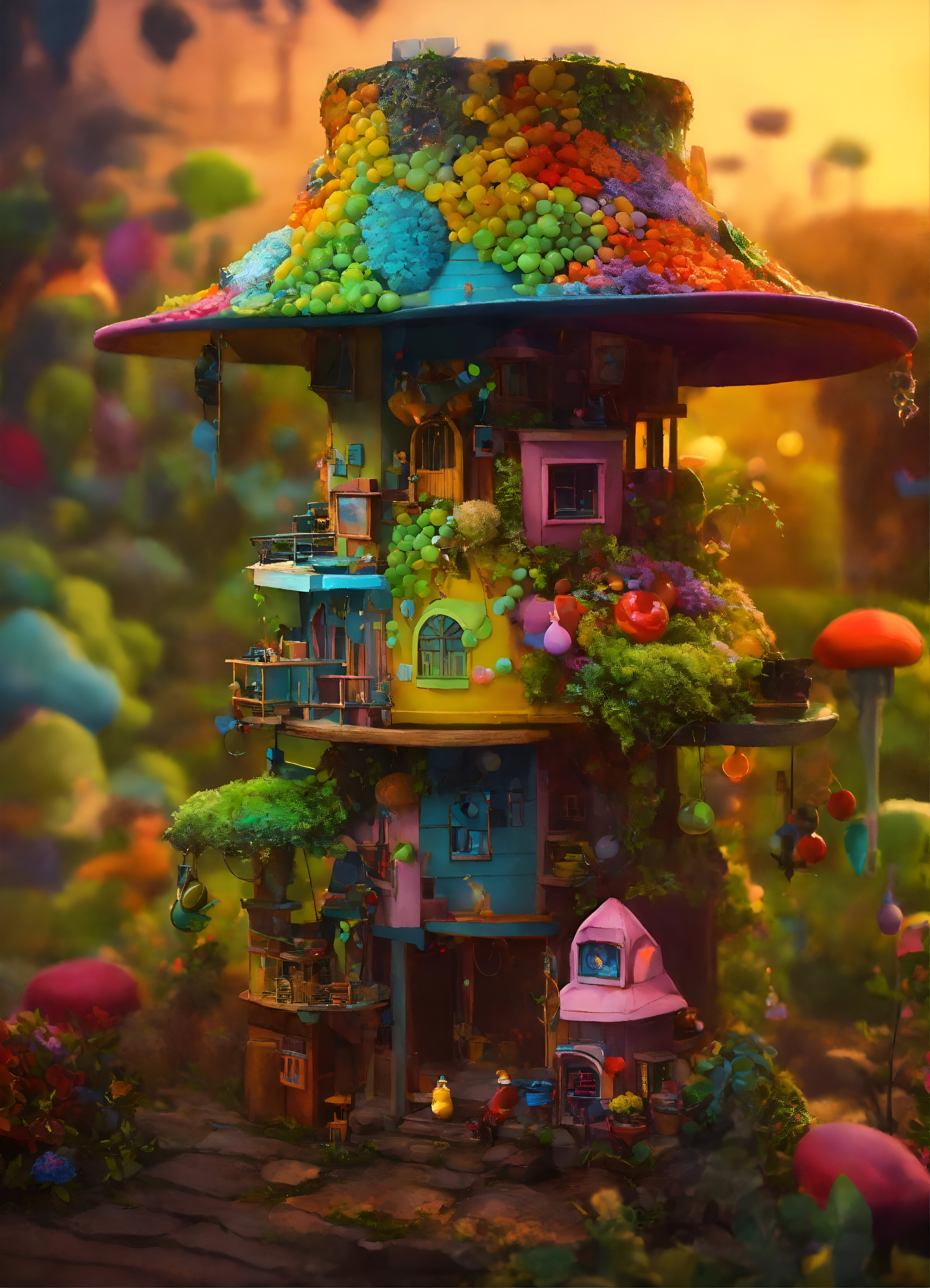 Mushroom House