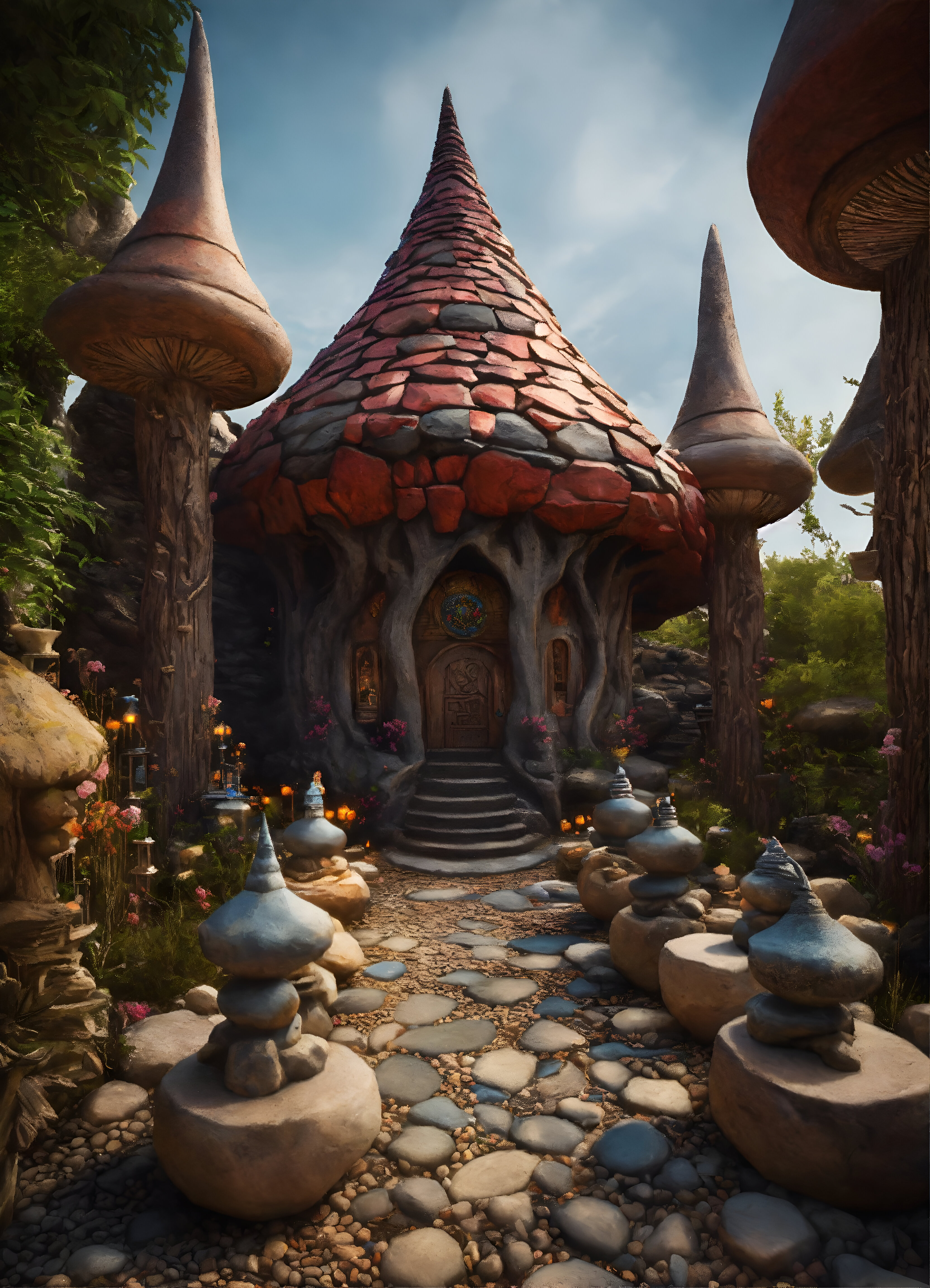 Mushroom House