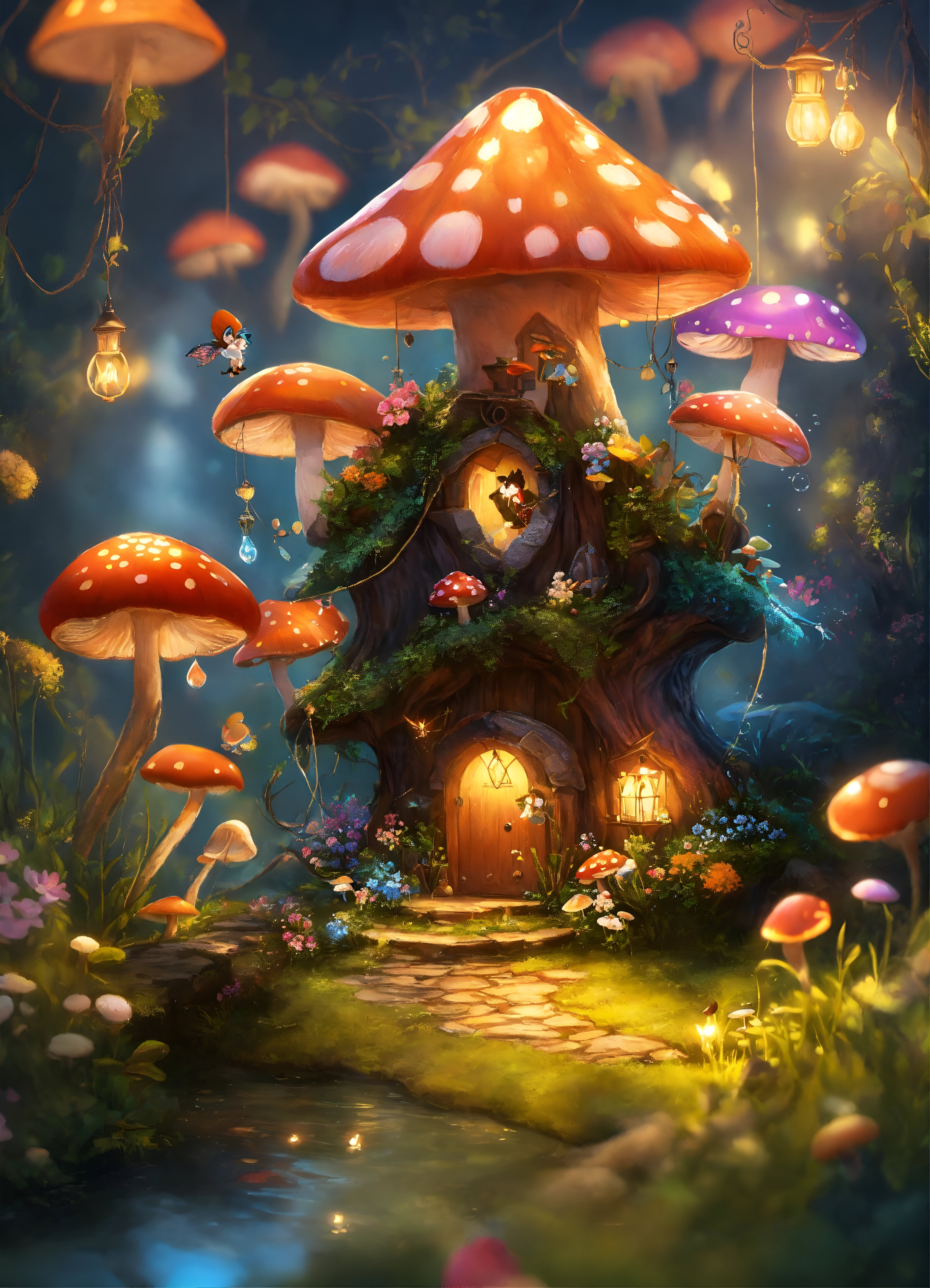 Mushroom House