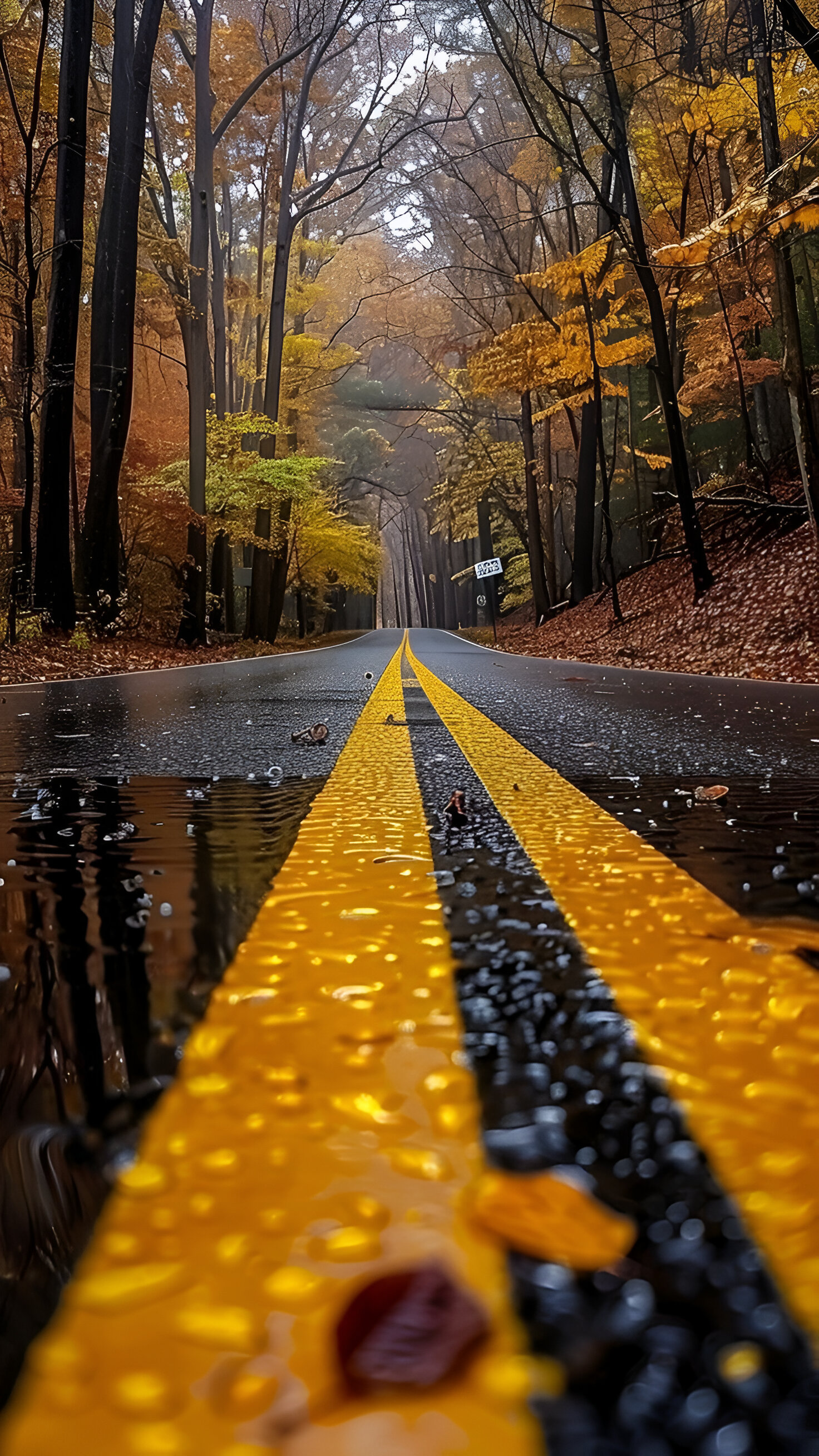 Rain On Road