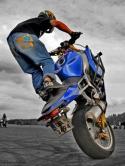Bike Stunt QMobile E750 Wallpaper