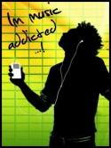 Music Addicted Nokia 7390 Wallpaper