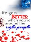 Right People Nokia 6300 Wallpaper
