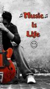 Music Is Life Nokia 701 Wallpaper