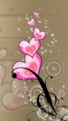 Love Hearts Nokia N97 Wallpaper