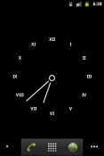 Minimalistic Clock Huawei nova 7i Wallpaper