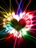 Glowing Heart  Mobile Phone Wallpaper
