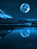Blue Moon  Mobile Phone Wallpaper