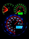 Speedometer Neon Samsung F480 Wallpaper
