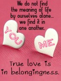 True Love LG T385 Wallpaper