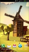 Paper Windmills 3D Huawei nova 7i Wallpaper
