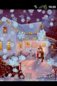 Christmas Snow Realme Q Wallpaper