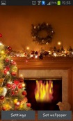 Fireplace New Year 2015 QMobile NOIR A10 Wallpaper