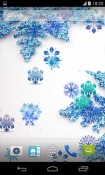 Beautiful Snowflakes Android Mobile Phone Wallpaper