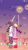Cartoon Love Android Mobile Phone Wallpaper
