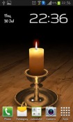 Melting Candle 3D Android Mobile Phone Wallpaper