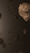 Asteroids 3D Huawei Ascend P6 Wallpaper